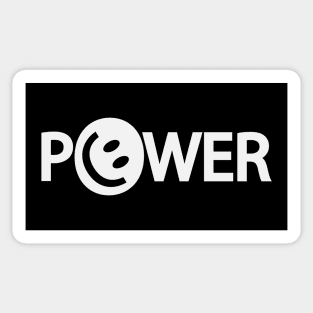 Power - positive energy design Sticker